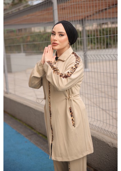 Mimi Luxury Wear Tesettür Eşofman Takımı Fermuarlı Ikili Takım - Tunik 474