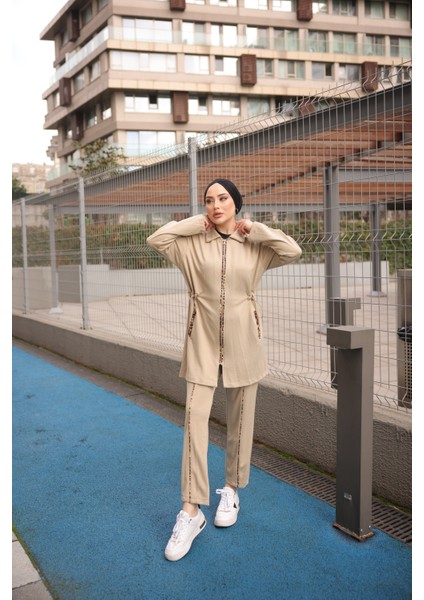 Mimi Luxury Wear Tesettür Eşofman Takımı Fermuarlı Ikili Takım - Tunik 474 indirimleri