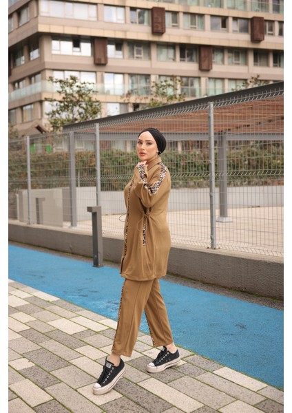 Mimi Luxury Wear Tesettür Eşofman Takımı Fermuarlı Ikili Takım - Tunik 474