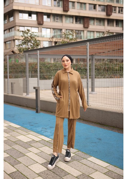 Mimi Luxury Wear Tesettür Eşofman Takımı Fermuarlı Ikili Takım - Tunik 474 modelleri