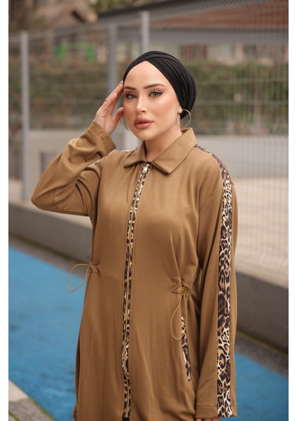 Mimi Luxury Wear Tesettür Eşofman Takımı Fermuarlı Ikili Takım - Tunik 474 fırsatları