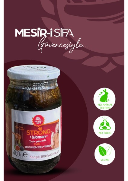 Mesir- i Şifa Strong Women Incir ve Hurma Özlü Bitkisel Karışımlı Macun 460 G modelleri