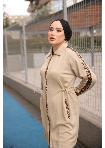Mimi Luxury Wear Tesettür Eşofman Takımı Fermuarlı Ikili Takım - Tunik 474