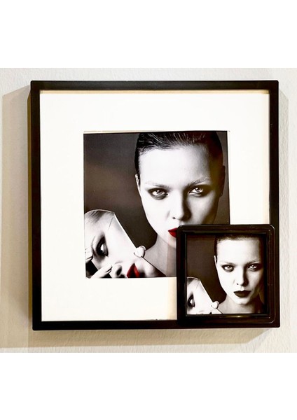 Yapışkanlı Sök-Tak Paspartulu Siyah 21X21CM Kare Fotoğraf Çerçevesi - 3'lü Paket Özel Seri fiyatları