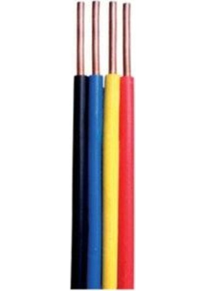1,5 mm Nya Kablo Tek Damar 15 Metre Kırmızı
