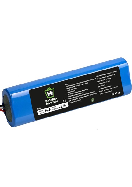 Xiaomi Mi Robot Vacuum Mop P Uyumlu Batarya (Orjinal Kapasite) 3200MAH Pil Robot Süpürge Bataryası modelleri