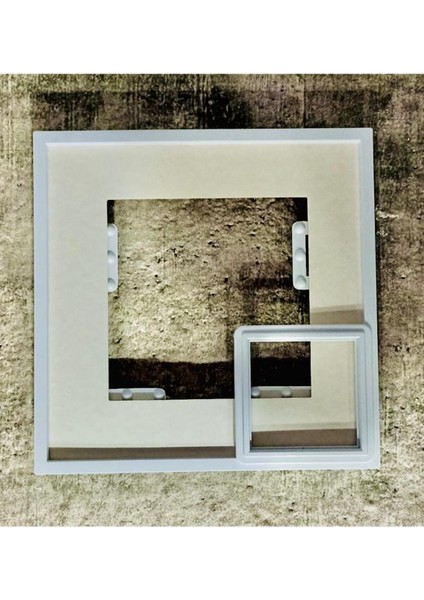 Yapışkanlı Sök-Tak Paspartulu Beyaz 21X21CM Kare Fotoğraf Çerçevesi - 3'lü Paket Özel Seri indirimleri