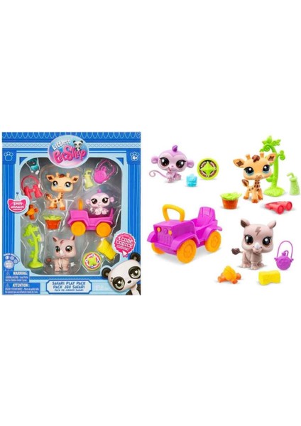 Nessiworld 5240 Littlest Pet Shop Minişler Safari Oyun Seti S1 -Sunman