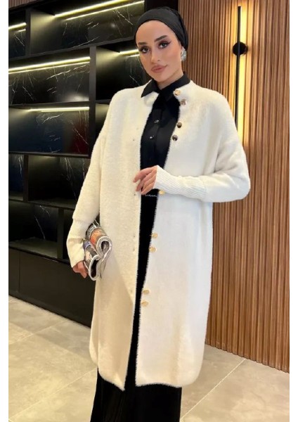 Angora Yumoş Hırka Kadın