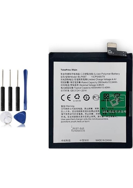 Oppo F11 Pro Ile Uyumlu Ithal Pil Batarya BLP697