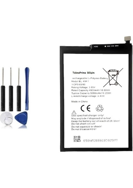 Tecno Camon 15 Air Ile Uyumlu Ithal Pil Batarya BL-49FT