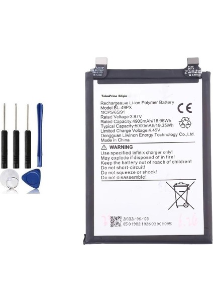 Infinix Zero 30 Ile Uyumlu Ithal Pil Batarya BL-49PX