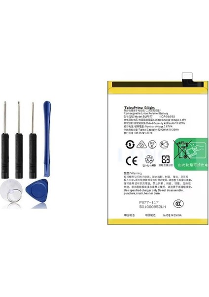 Realme C35 Ile Uyumlu Ithal Pil Batarya BLP877