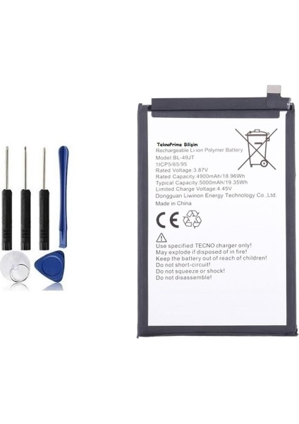 Tecno Camon 18P Ile Uyumlu Ithal Pil Batarya BL-49JT
