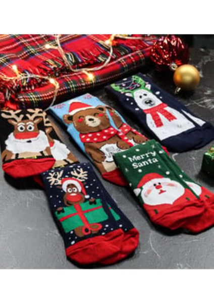 5'li Yılbaşı Çorabı