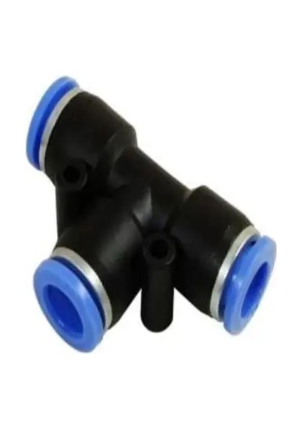 Pnömatik Te 12-12-12 mm Hava Jakı Paketlerde 25 Adet Bulunmakta