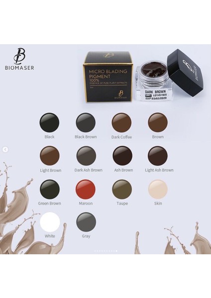 Microblading Kalıcı Makyaj Kaş Pigment White