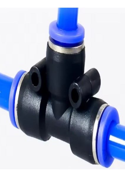 Pnömatik Te 10-10-10 mm Hava Jakı Paketlerde 5 Adet Bulunmakta indirimleri