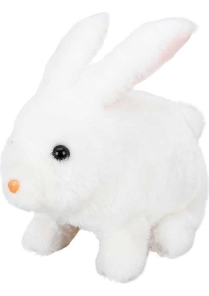Sevimli Sesli Pilli Peluş Tavşan Robbie - 23 cm