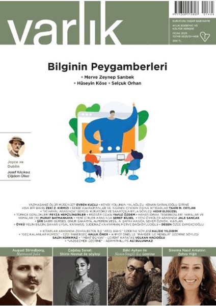 Varlık Edebiyat ve Kültür Dergisi Sayı: 1407 Ocak 2025