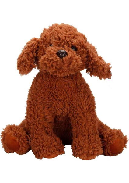 Poddle Köpek Peluş 33 cm - Koyu Kahverengi
