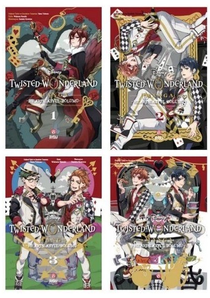 Twisted Wonderland - Heartslabyul Seti 4 Kitap