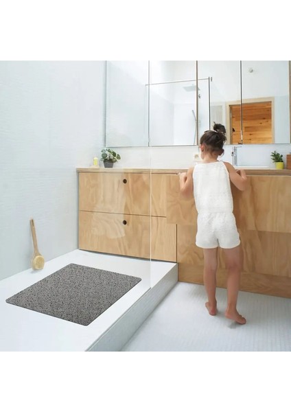 Kıvırcık Banyo Paspası 50 x 50 cm | Duşa Kabin Için Kaymaz ve Su Emici Islak Zemin Kıvırcık Paspası fiyatları