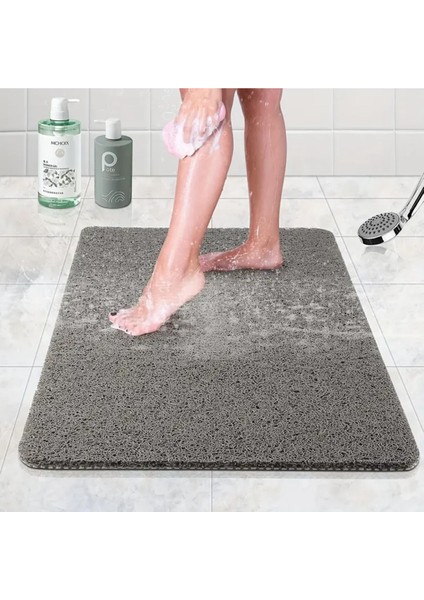 Kıvırcık Banyo Paspası 50 x 50 cm | Duşa Kabin Için Kaymaz ve Su Emici Islak Zemin Kıvırcık Paspası fırsatları