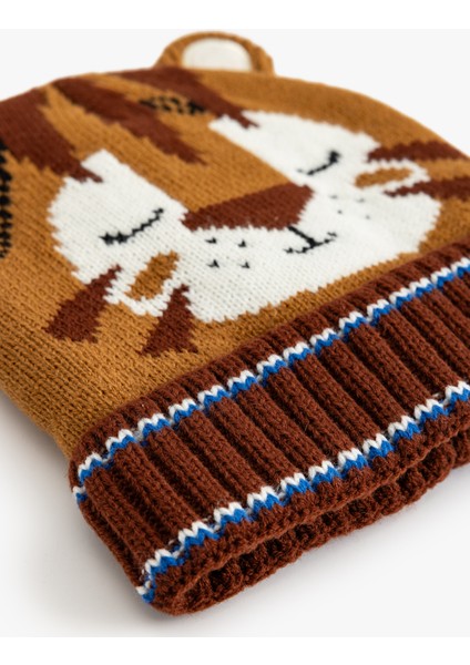 Kaplanlı Bere Kulak Aplike Detaylı modelleri