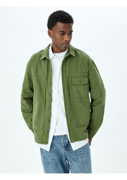 Klasik Düğmeli Uzun Kollu Oversize Kot Ceket modelleri