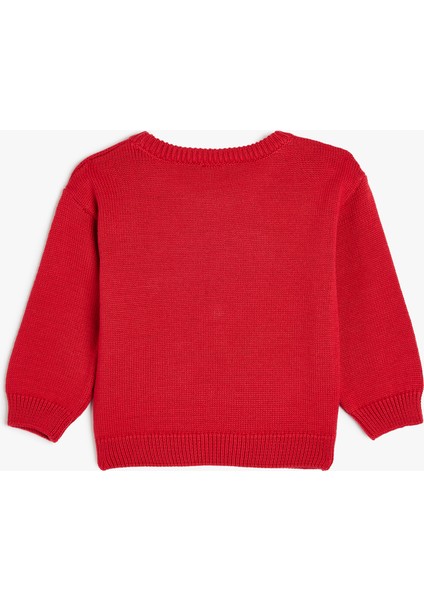 Yılbaşı Temalı Geyik Desenli Örgü Kazak fiyatları