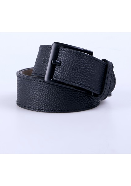 Erkek Kemer Dis-Flother Siyah 4,5 cm
