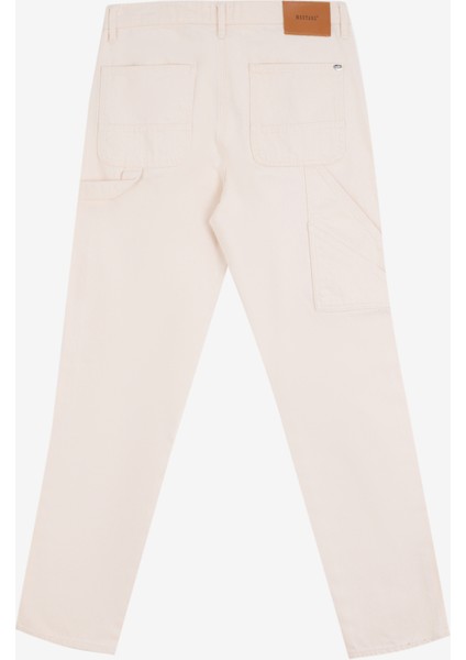 Normal Bel Normal Bej Erkek Denim Pantolon M4WM-PNT-1312 fiyatları