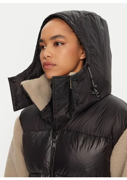 Bej - Siyah Kadın Mont 246W1500 modelleri