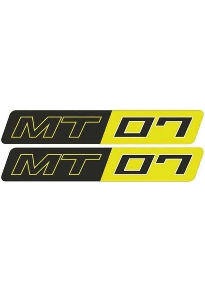 Yamaha Mt-07 Damla Sticker Model