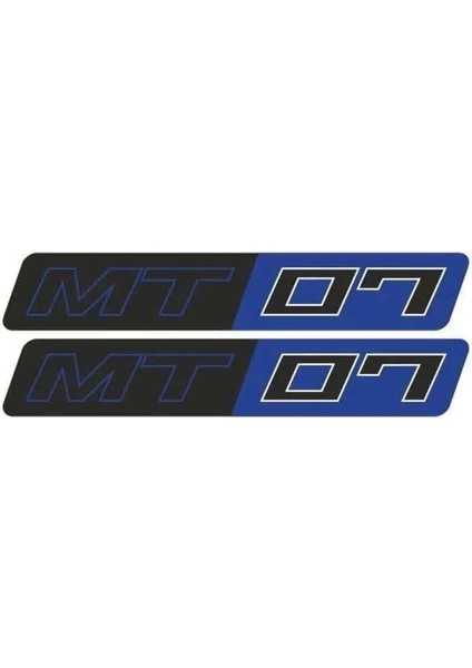 Yamaha Mt-07 Damla Sticker Model