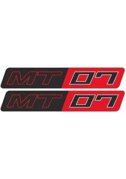 Yamaha Mt-07 Damla Sticker Model