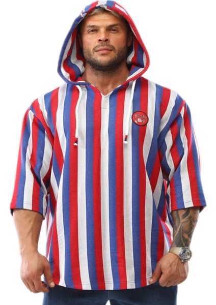 Erkek Oversize Kapşonlu Gym T-Shirt Bgsm 3329