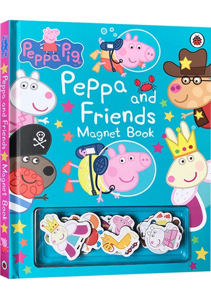 Ingilizce Resimli Çocuk Kitabı Magnet Kitap Domuzcuk ve Arkadaşları Peppa ve Arkadaşları Magnet (Yurt Dışından)