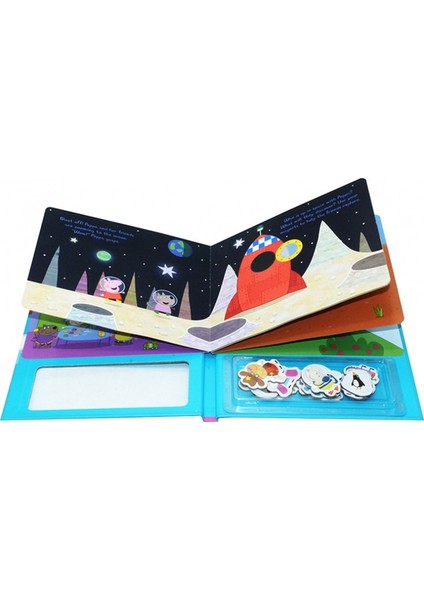 Ingilizce Resimli Çocuk Kitabı Magnet Kitap Domuzcuk ve Arkadaşları Peppa ve Arkadaşları Magnet (Yurt Dışından)