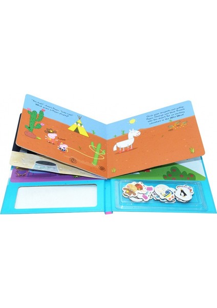 Ingilizce Resimli Çocuk Kitabı Magnet Kitap Domuzcuk ve Arkadaşları Peppa ve Arkadaşları Magnet (Yurt Dışından)