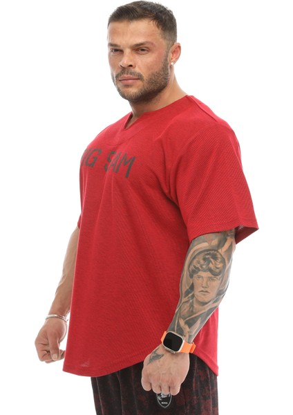 Oversize Bodybuilding Rag Top T-Shirt Big Sam 3332 fiyatları