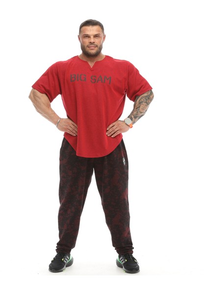 Oversize Bodybuilding Rag Top T-Shirt Big Sam 3332 fırsatları