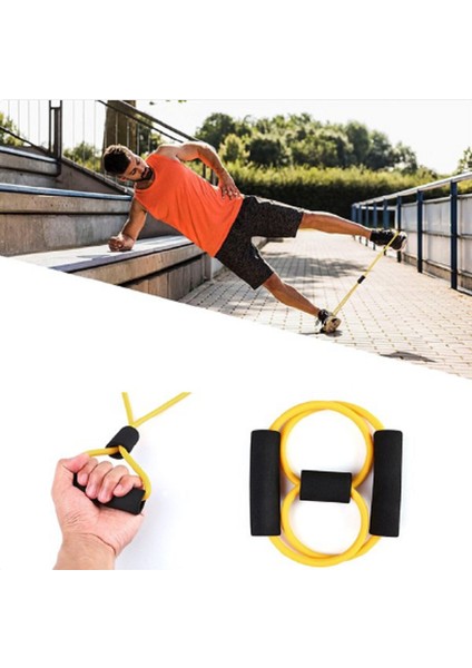 Direnç Bandı Yoga Plates ve Vücut Geliştirme Egzersiz Bandı