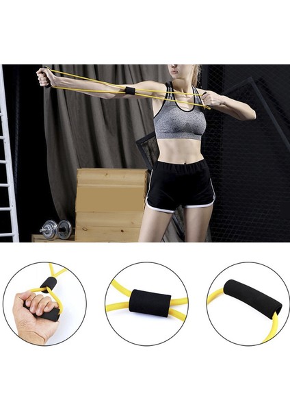 Direnç Bandı Yoga Plates ve Vücut Geliştirme Egzersiz Bandı