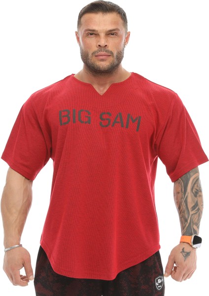 Oversize Bodybuilding Rag Top T-Shirt Big Sam 3332