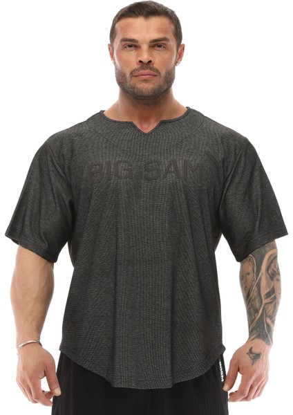 Oversize Bodybuilding Rag Top T-Shirt Big Sam 3332