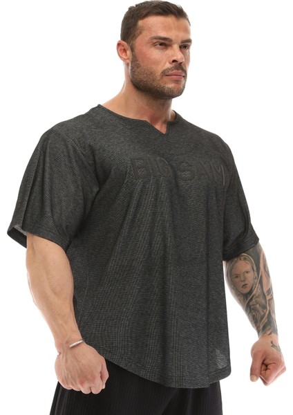 Oversize Bodybuilding Rag Top T-Shirt Big Sam 3332