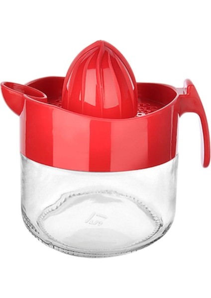 Byogalo® 300ML Cam Hazneli Pratik Limon Narenciye Sıkacağı KC-405
