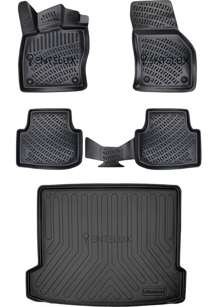 Audi Q5 Quattro Design 2010 Tam Uyumlu 1. Kalite Paspas ve Bagaj Havuzu